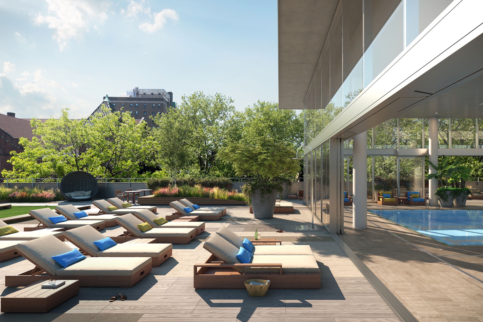 Pool terrace